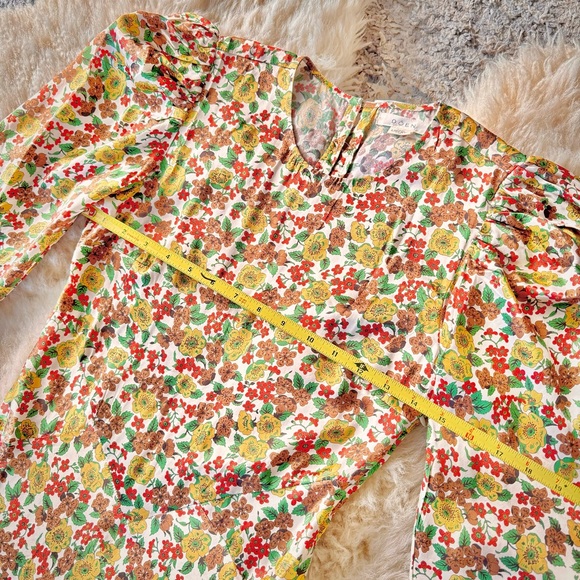 ✨Last Chance💋🌼🌹DÔEN ‘Vittoria’ Silk Jennifer Spring Maxi Dress XS✨ - Picture 5 of 15